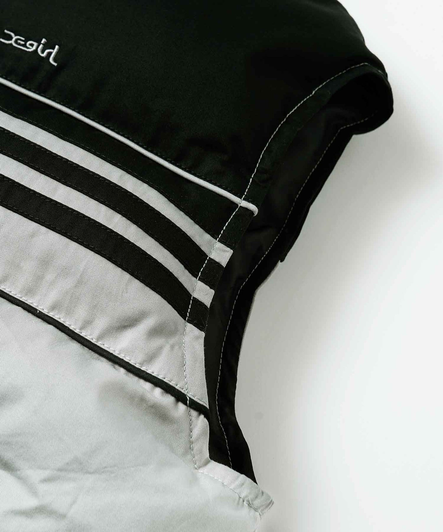STRIPED PUFFER VEST