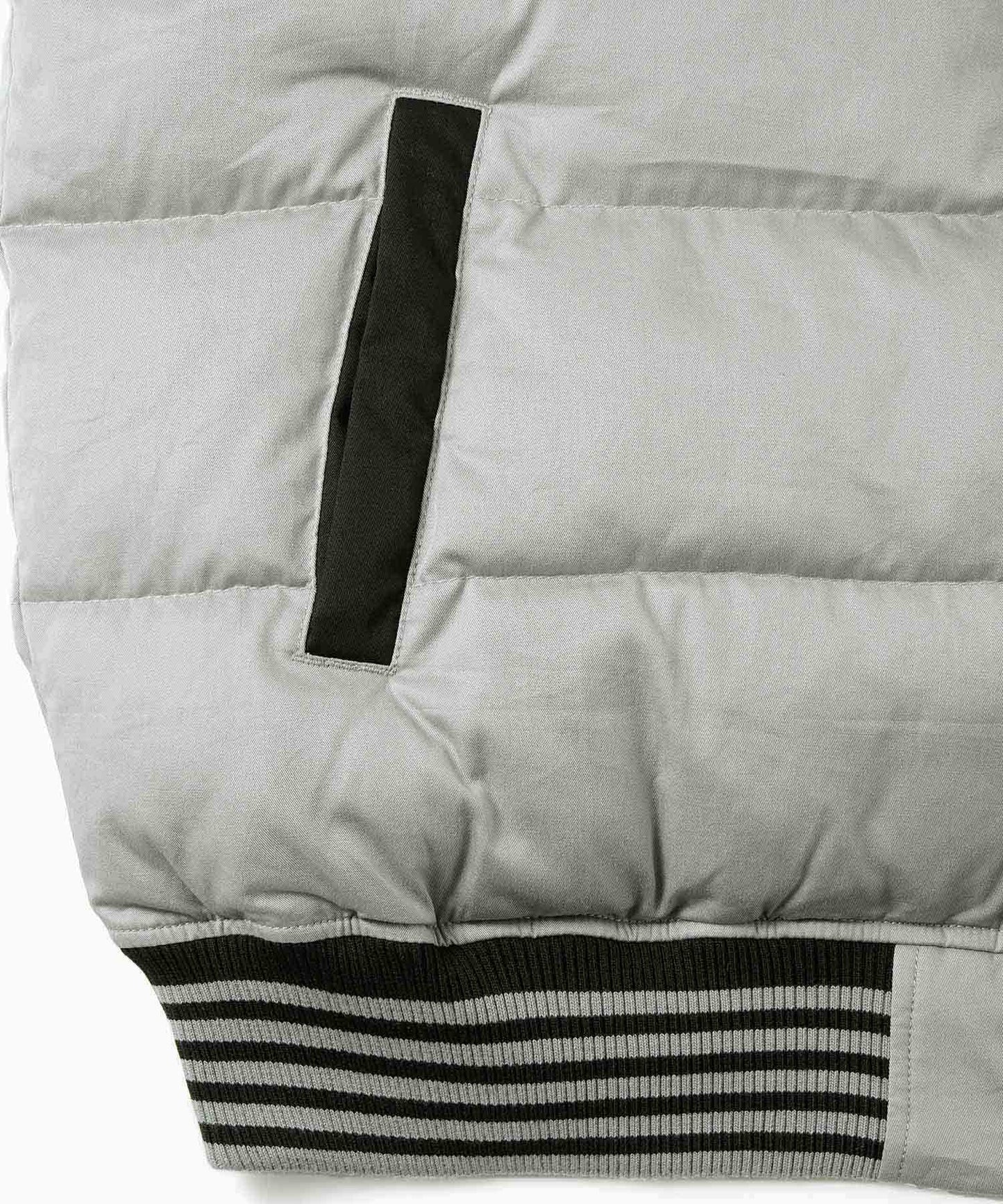 STRIPED PUFFER VEST