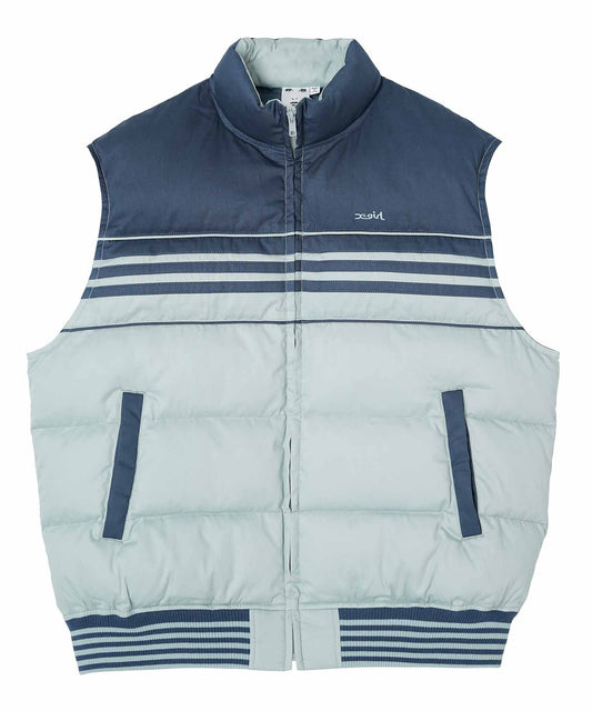 STRIPED PUFFER VEST