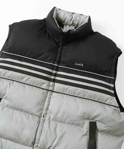 STRIPED PUFFER VEST