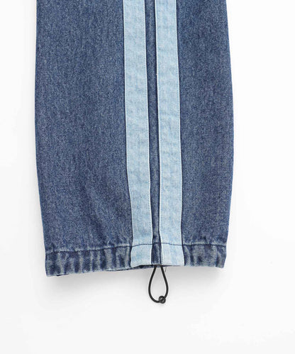 DENIM CONTRAST LINE PANTS