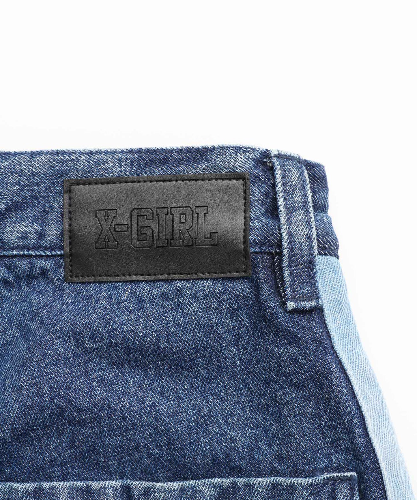 DENIM CONTRAST LINE PANTS