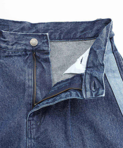 DENIM CONTRAST LINE PANTS