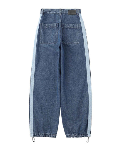 DENIM CONTRAST LINE PANTS