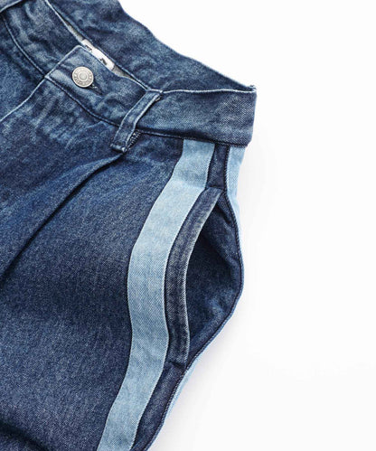 DENIM CONTRAST LINE PANTS