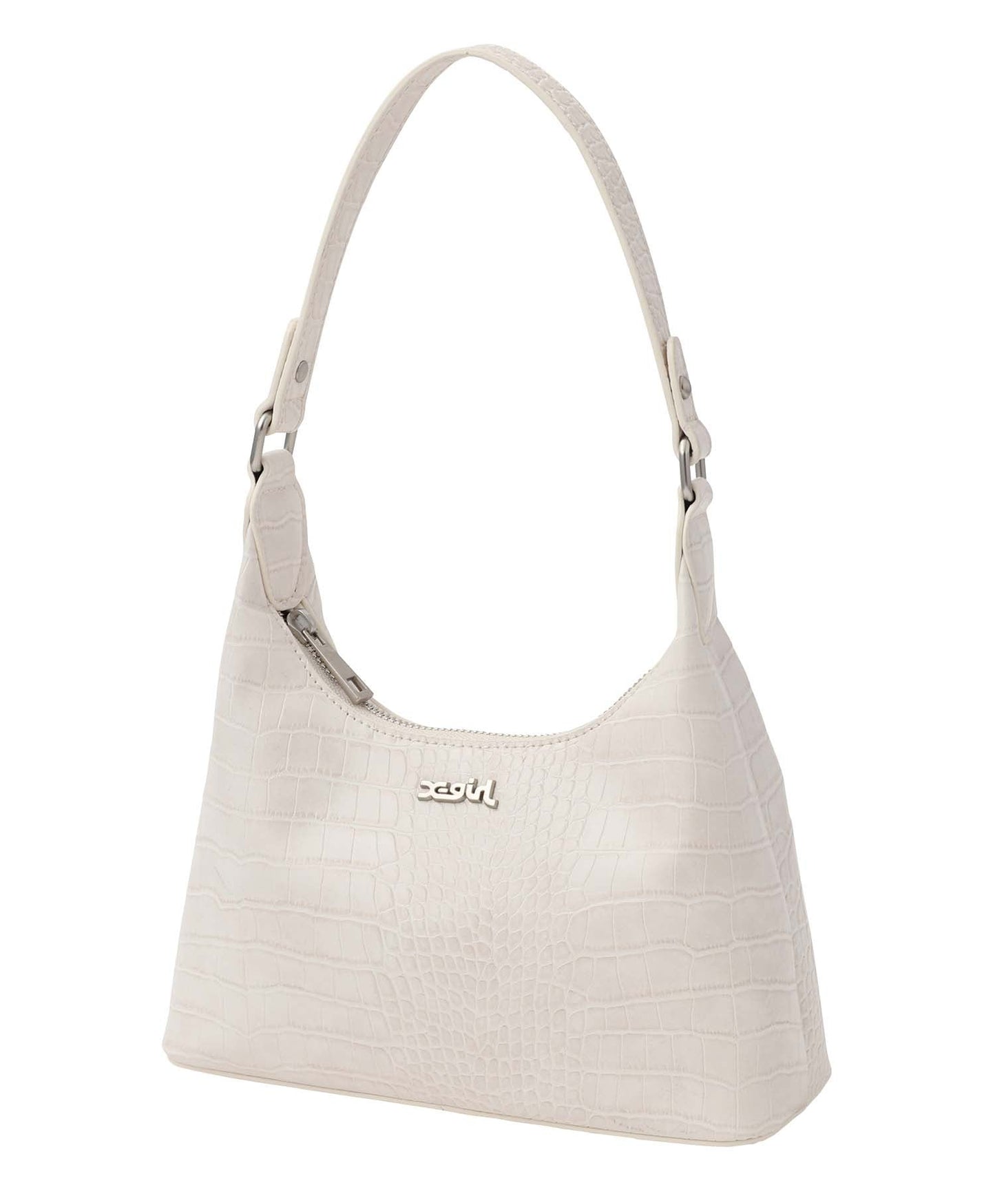 FAUX CROC MINI HAND BAG