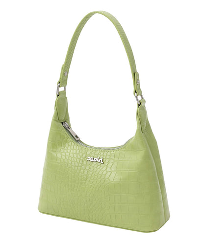 FAUX CROC MINI HAND BAG
