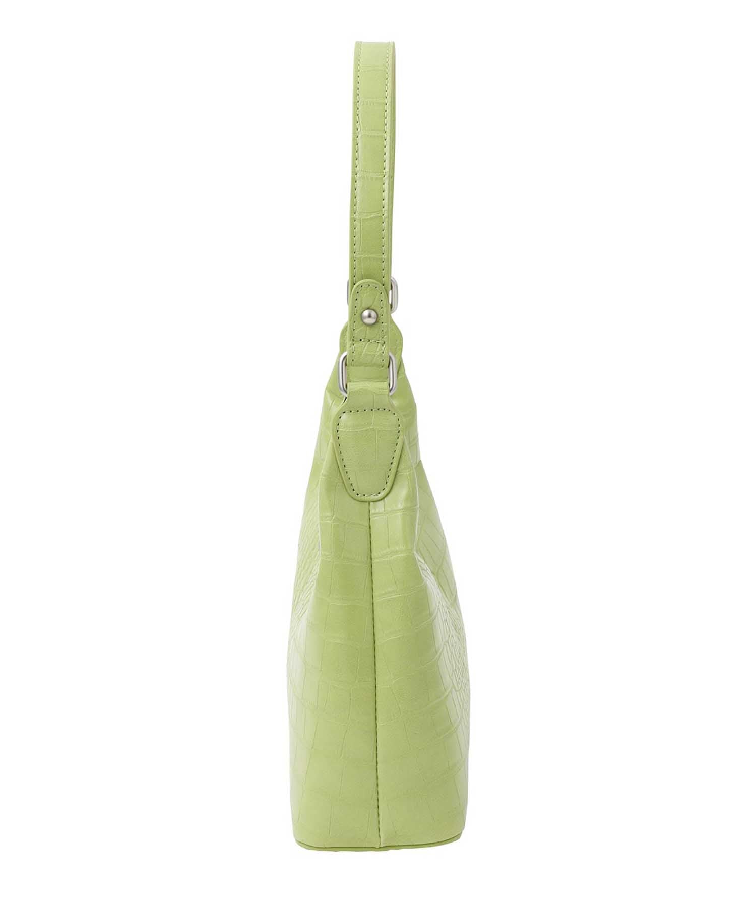 FAUX CROC MINI HAND BAG