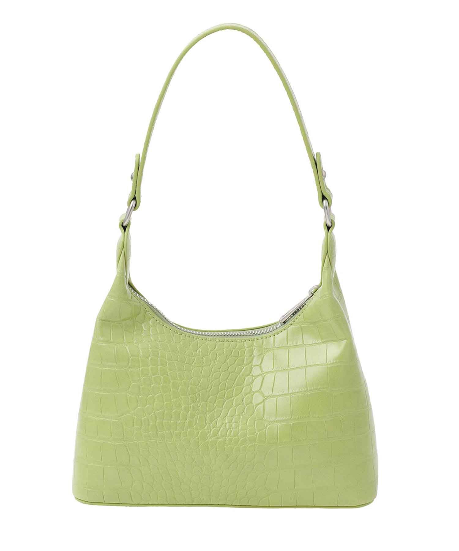FAUX CROC MINI HAND BAG