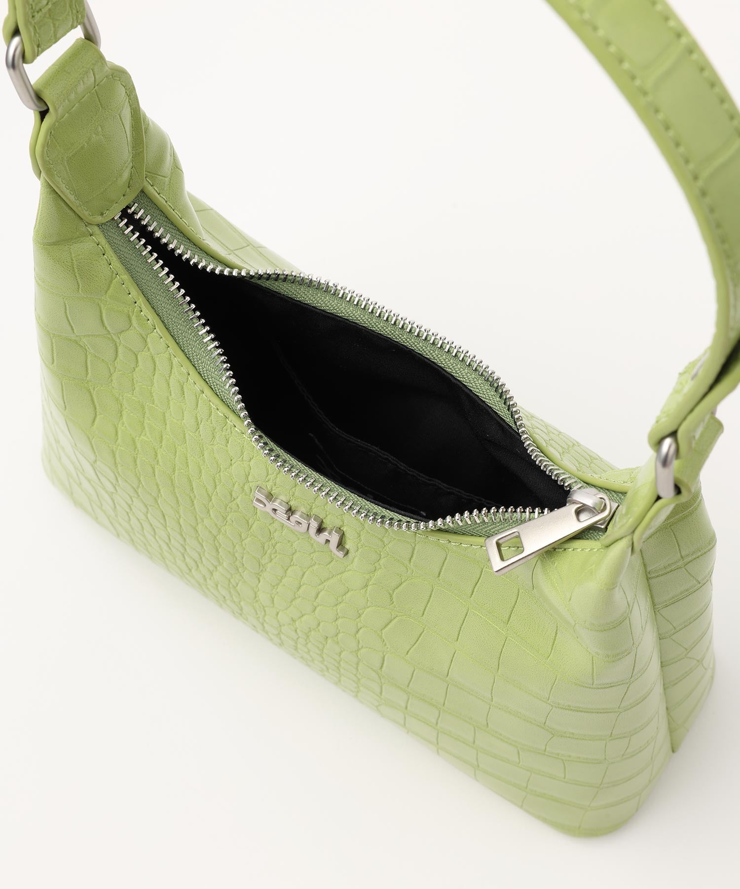 FAUX CROC MINI HAND BAG