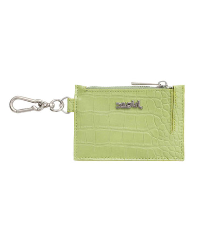 FAUX CROC CARD CASE