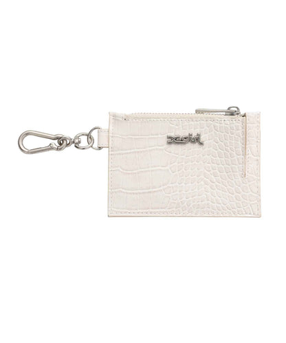 FAUX CROC CARD CASE