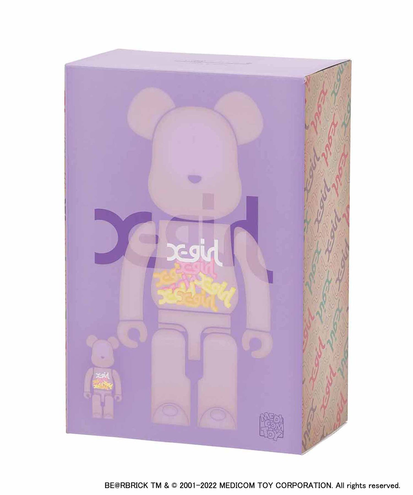 BE@RBRICK X-girl 2022 400% & 100%