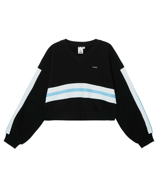 PANELED SWEAT TOP