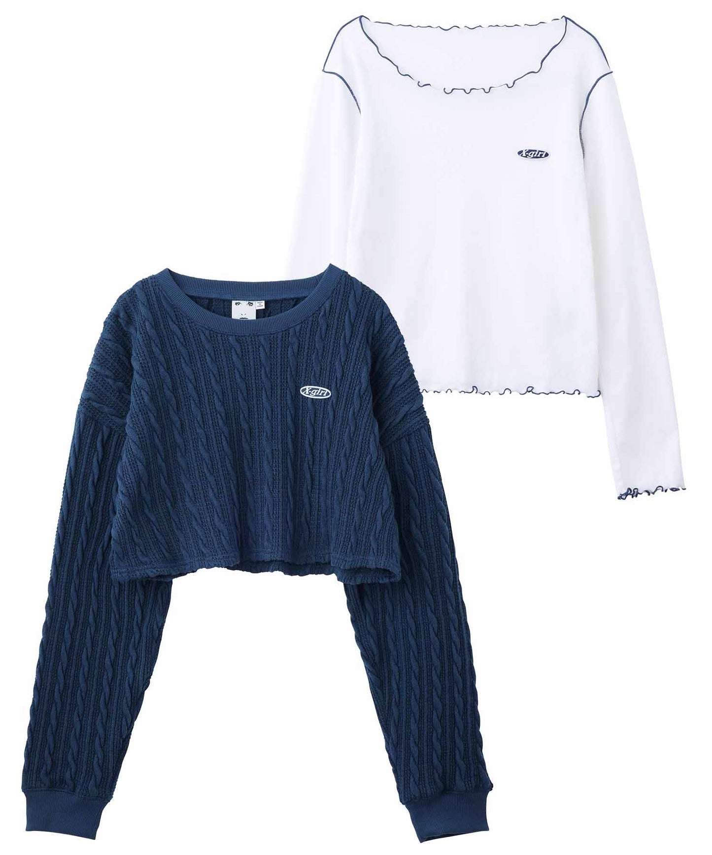 LAYERED 2PCS TOPS
