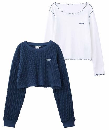 LAYERED 2PCS TOPS