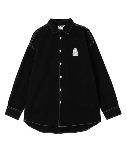 FACE EMBROIDERY SHIRT