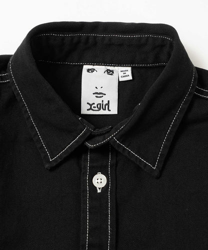 FACE EMBROIDERY SHIRT