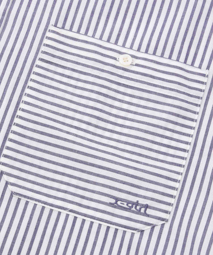 STRIPED HOODED SHIRT
