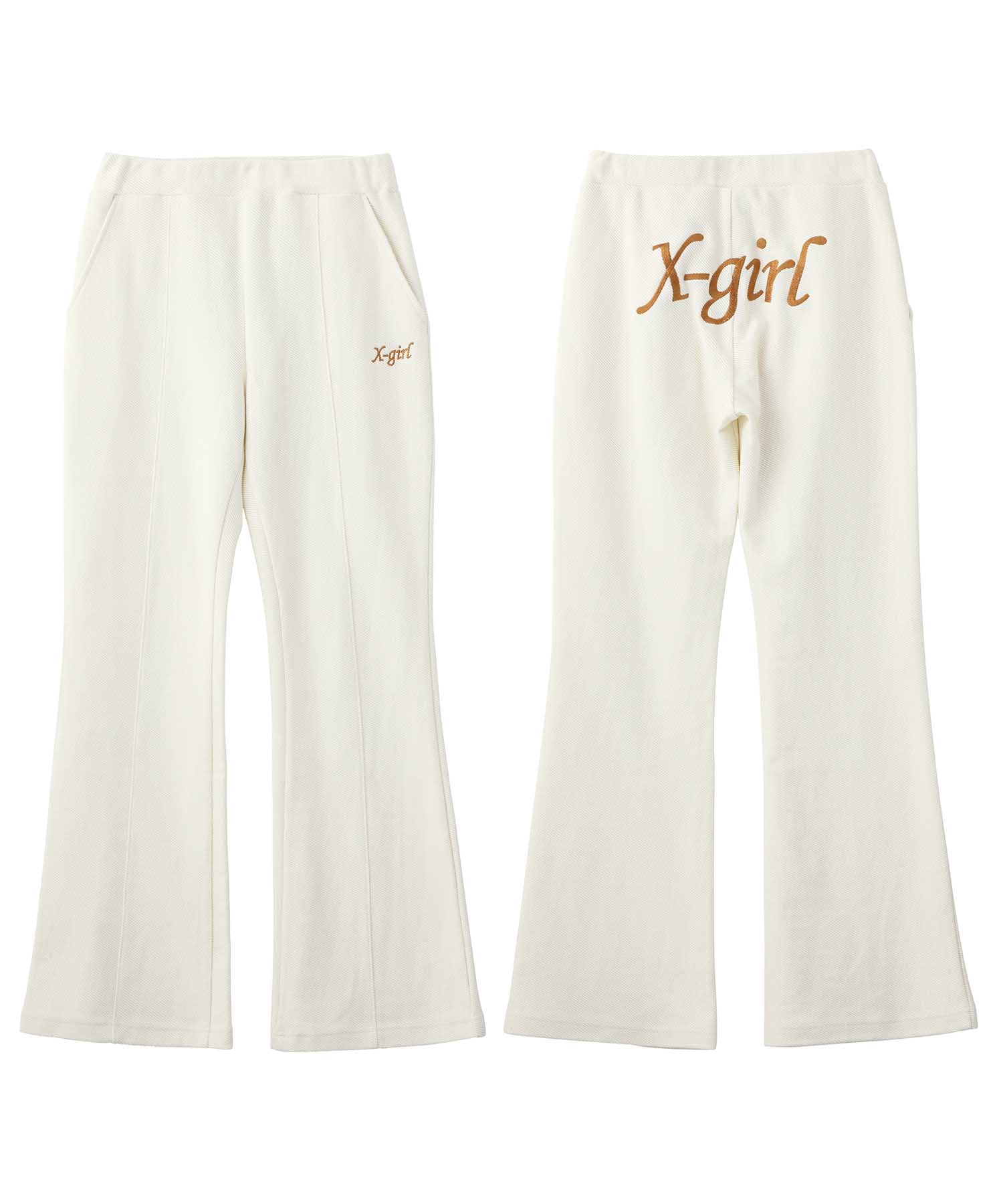 Shop the X-girl Twill Sweat Pants - Real Girls' Streetwear at X