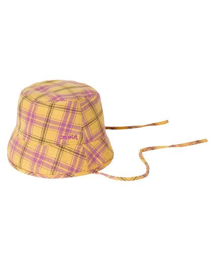 PLAID BUCKET HAT