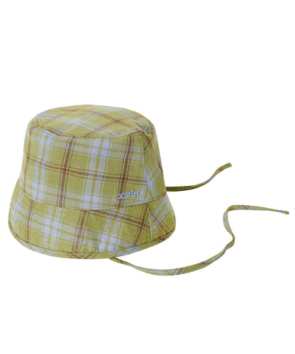 PLAID BUCKET HAT