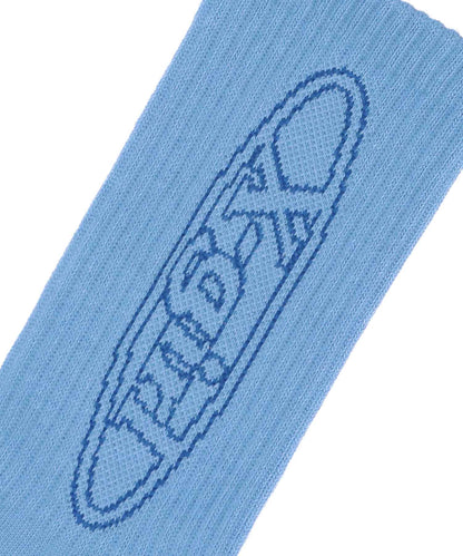 LINE OVAL LOGO RIB SOCKS