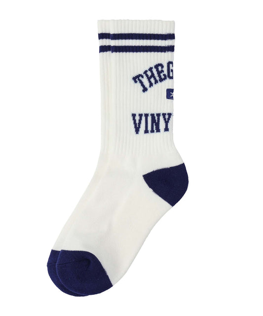COLLEGE BOX LOGO RIB SOCKS