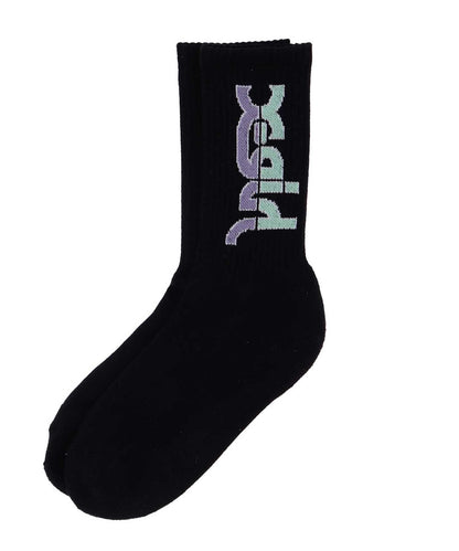 ATHLETIC LOGO RIB SOCKS