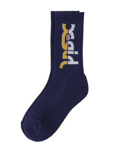 ATHLETIC LOGO RIB SOCKS