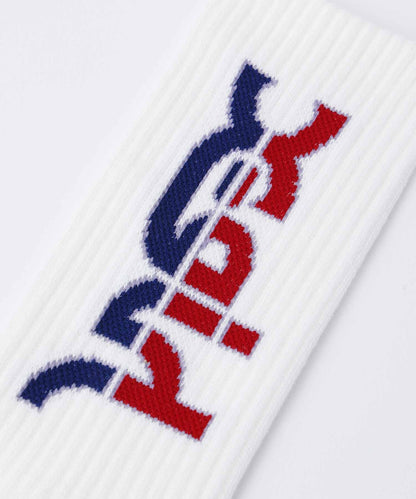 ATHLETIC LOGO RIB SOCKS
