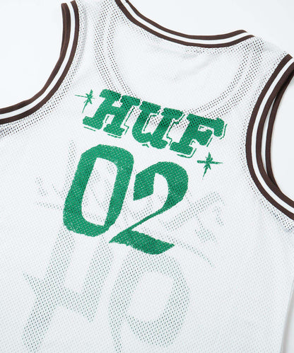 X-girl × HUF HOME TEAM JERSEY TANK