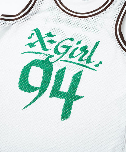 X-girl × HUF HOME TEAM JERSEY TANK