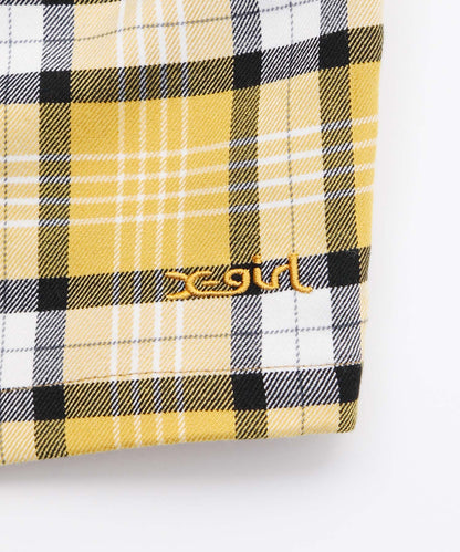 PLAID CAMISOLE, TOPS, X-Girl  