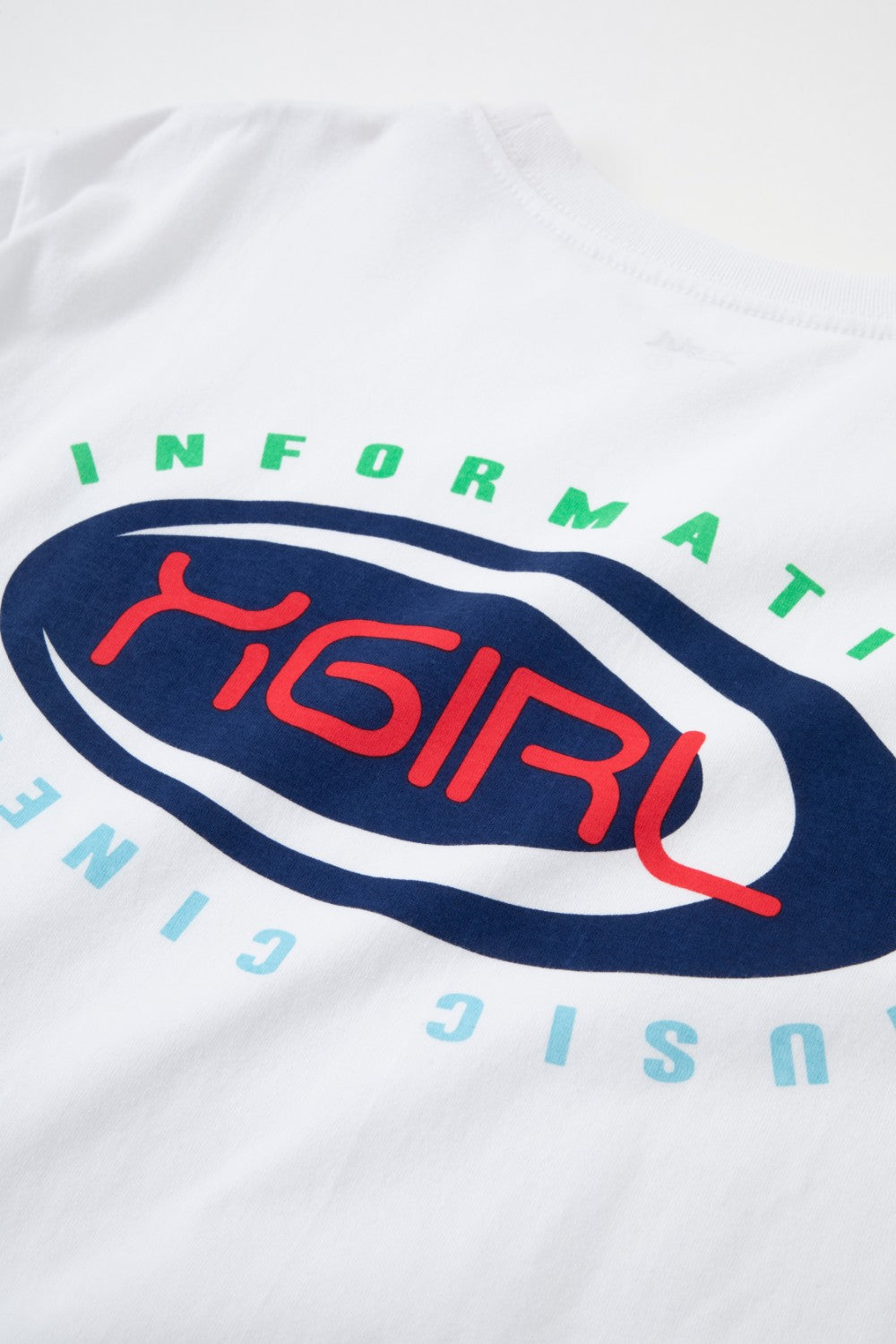 MULTI COLOR OVAL LOGO L/S REGULAR TEE - X-girl