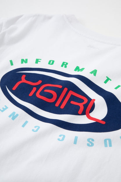 MULTI COLOR OVAL LOGO L/S REGULAR TEE - X-girl