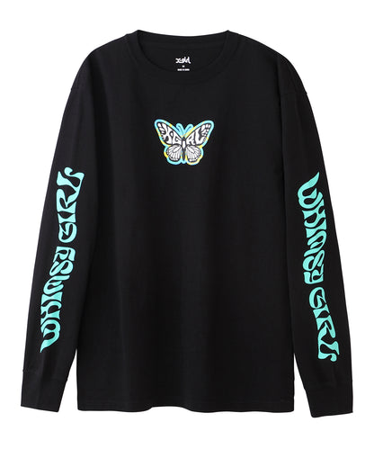 MARBLE BUTTERFLY L/S TEE