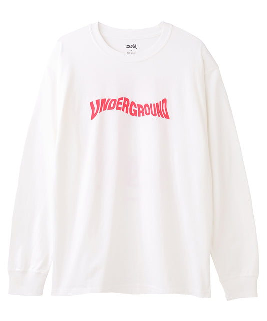 DISTORTED LOGO L/S TEE