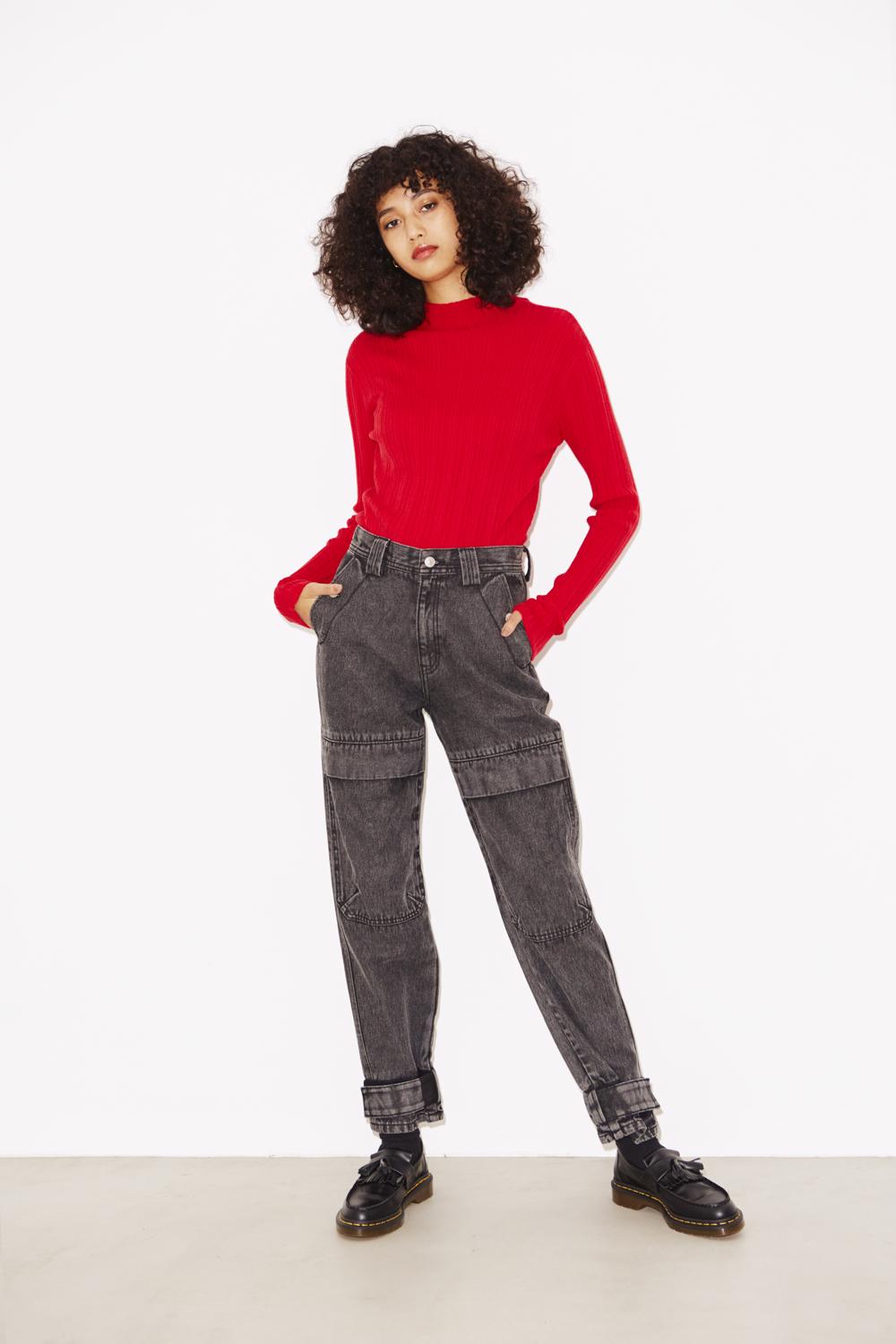 DENIM CARGO PANTS - X-girl