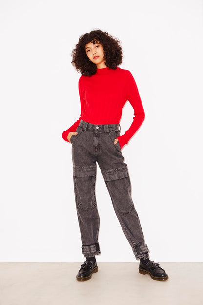 DENIM CARGO PANTS - X-girl