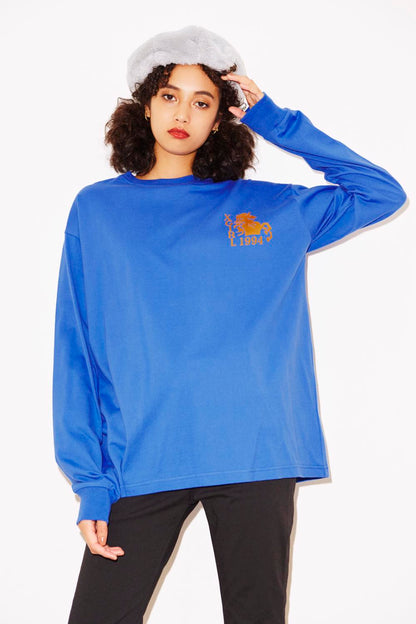 RIDING CLUB L/S BIG TEE - X-girl