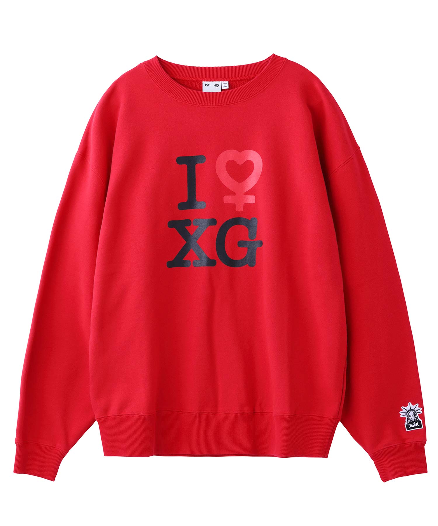 FEMINISM CREW SWEAT TOP, HOODIES & SWEATERS, X-Girl  