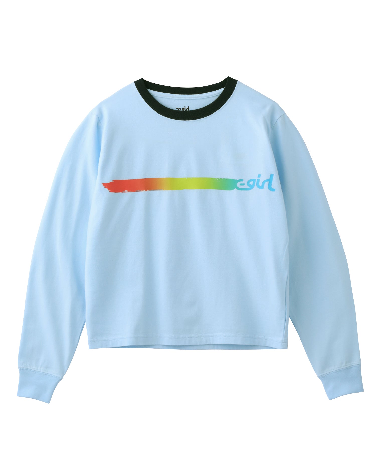 GRADATION MILLS LOGO L/S BABY TEE, T-SHIRT, X-Girl  