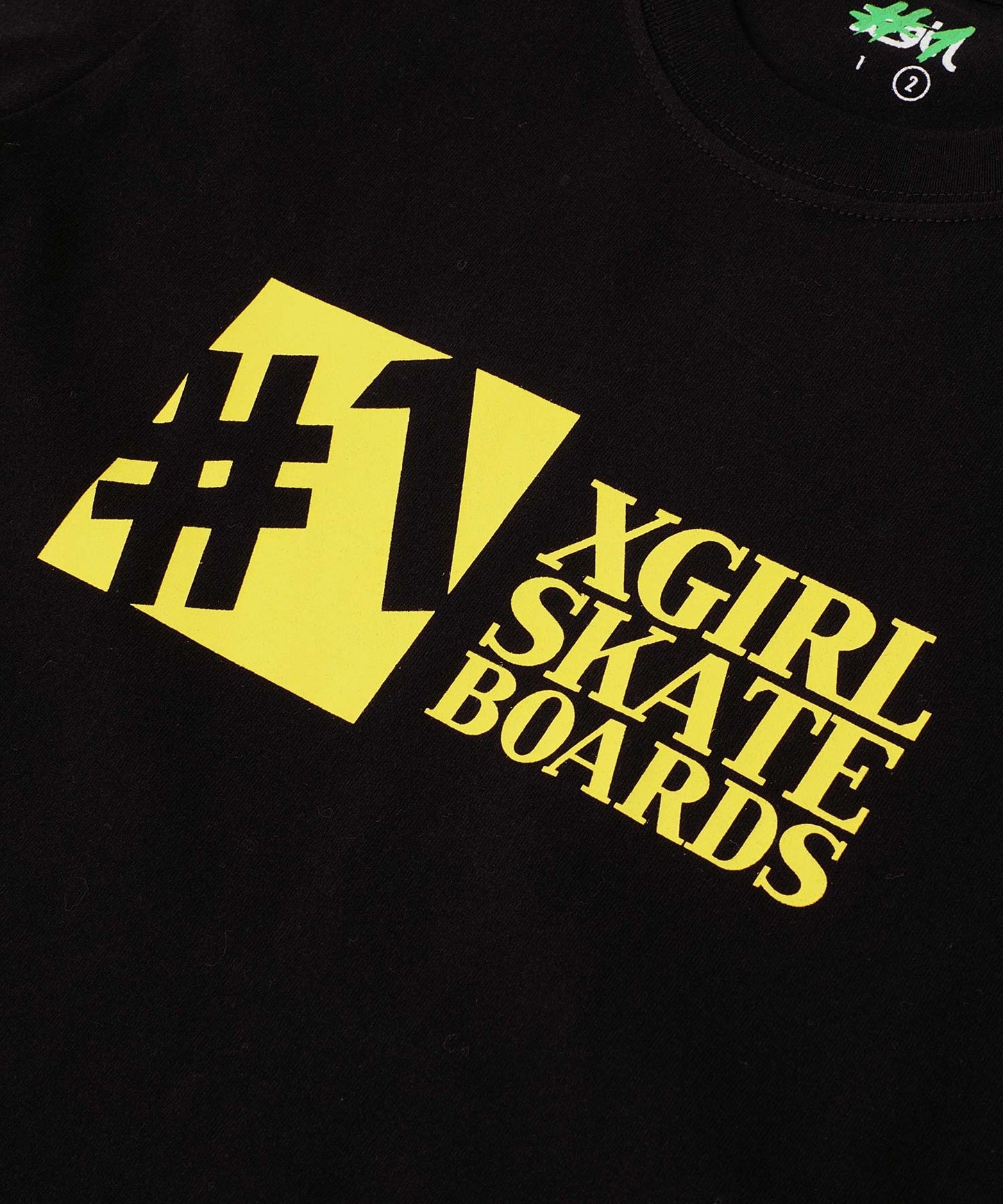 #1 BASIC LOGO S/S REGULAR TEE, T-SHIRT, X-Girl  
