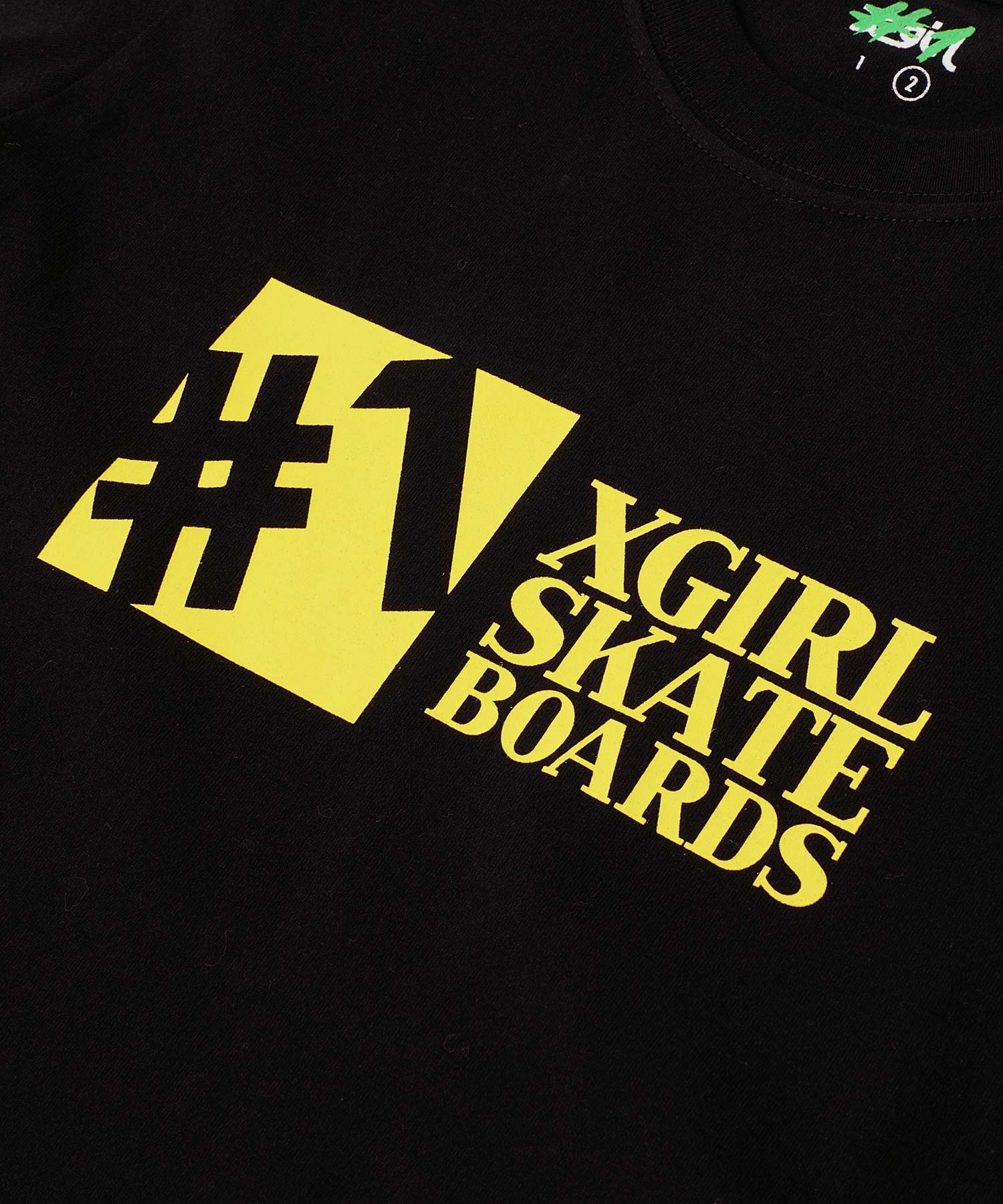 #1 BASIC LOGO S/S REGULAR TEE, T-SHIRT, X-Girl  