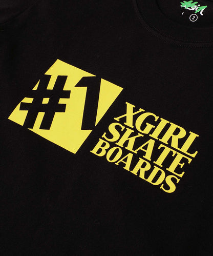 #1 BASIC LOGO S/S REGULAR TEE, T-SHIRT, X-Girl  