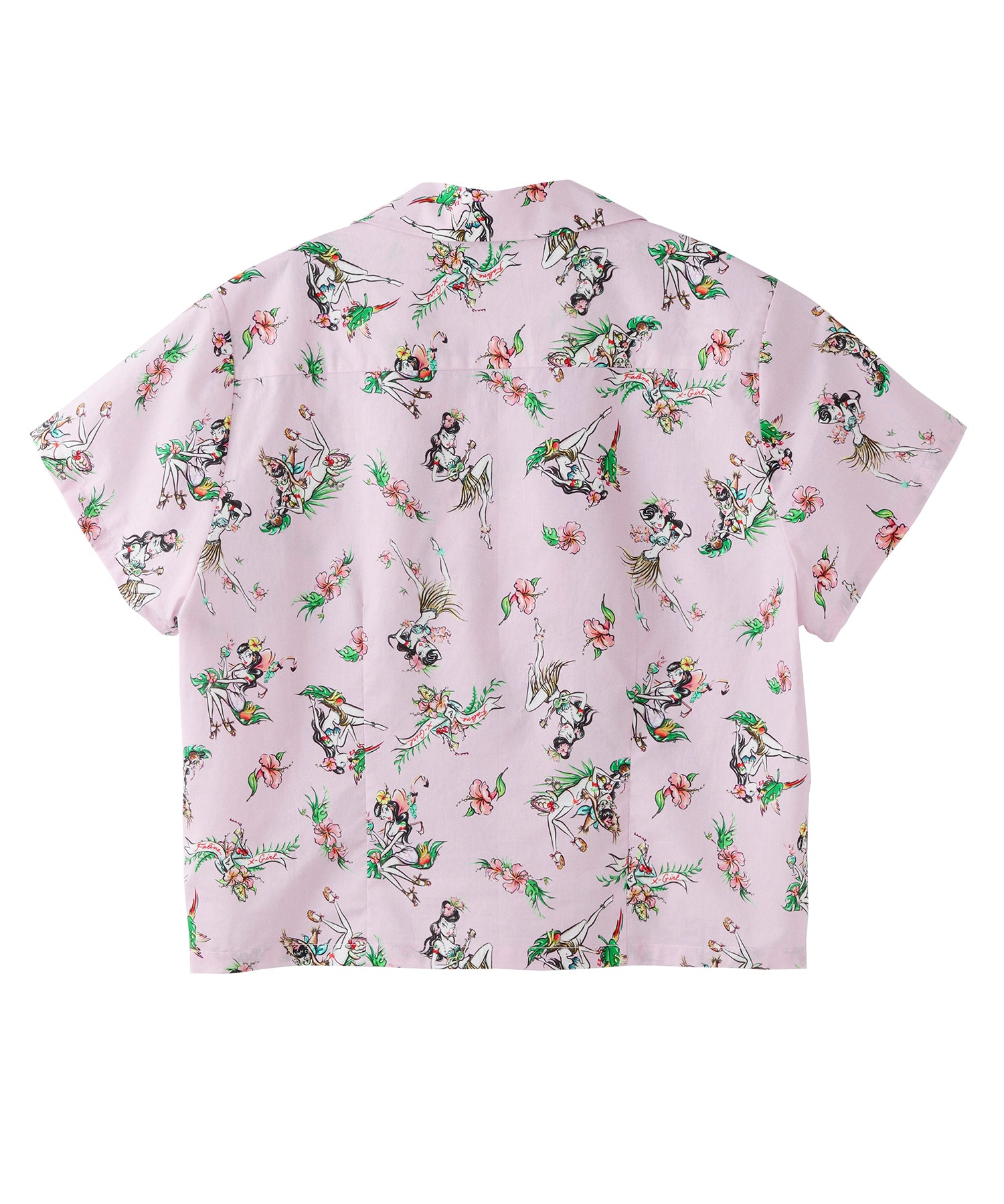 X-girl x FALINE GIRLS ALOHA SHIRT, SHIRT, X-Girl  