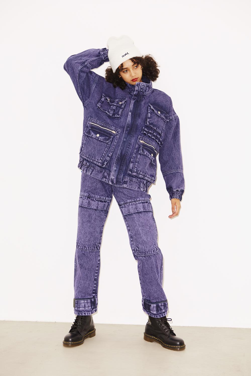 DENIM CARGO PANTS - X-girl