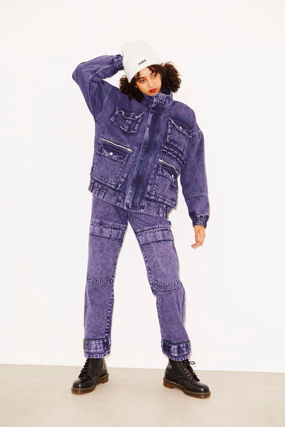 DENIM CARGO PANTS - X-girl
