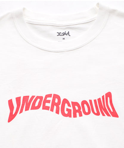DISTORTED LOGO L/S TEE